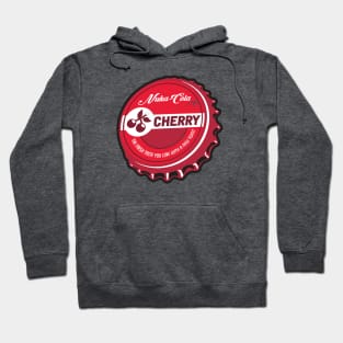 Vintage Atomic Cherry Soda Bottlecap Hoodie